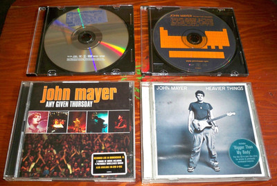 4 JOHN MAYER: ANY GIVEN THURSDAY 2-CD + 1 DVD, HEAVIER THINGS, ROOM FOR SQUARES!