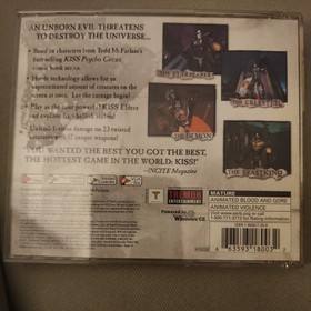 Kiss Psycho Circus The Nightmare Child Sega Dreamcast 2000 Tested CIB