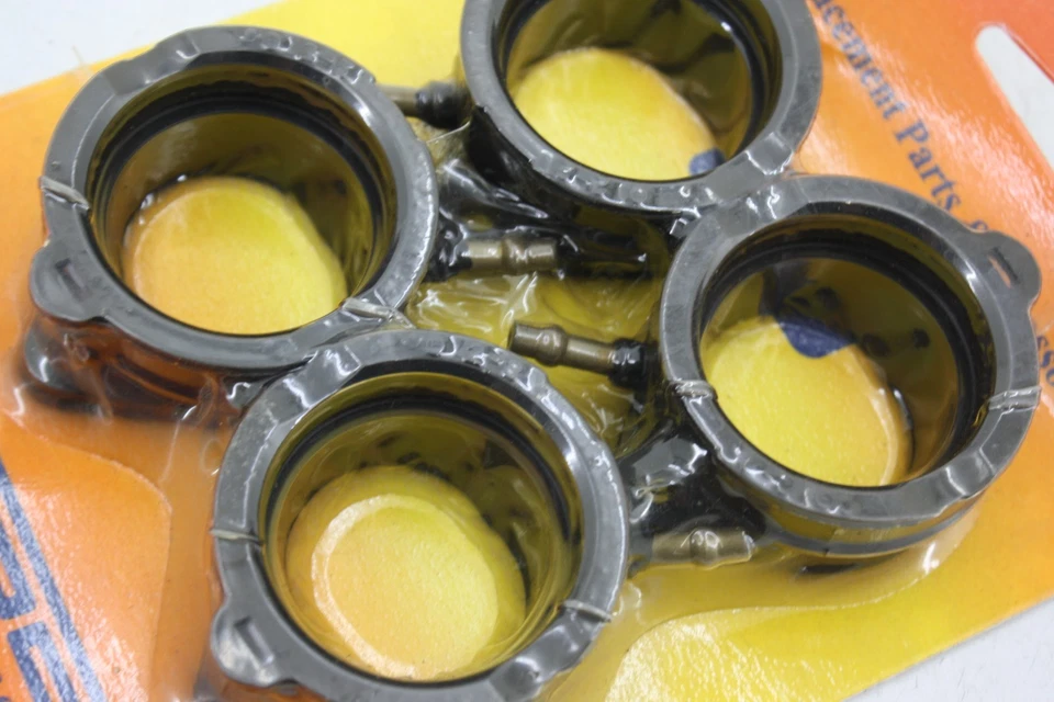 1990-2001 KAWASAKI NINJA ZX-11 COLETORES DE ADMISSÃO BOTAS SUPORTES CARB FABRICADOS NO JAPÃO - Imagem 2 de 4