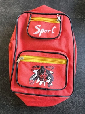 Sac à dos enfant vintage années 90 basketball Johnson Hornets charlotte - Photo 1/2