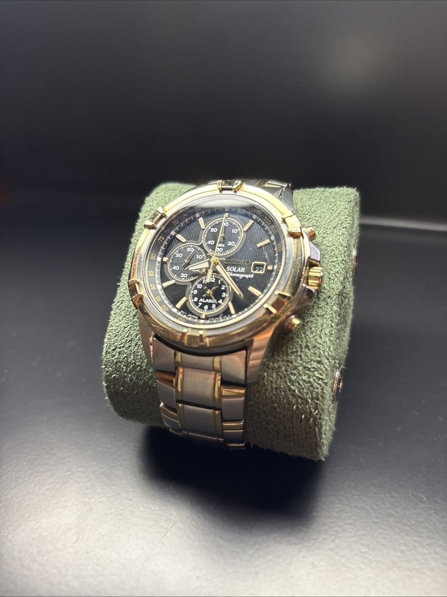 Seiko Solar Men's Black Watch - SSC142 for sale online | eBay