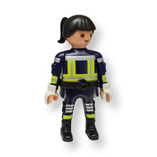 Playmobil Figur Frau THW Helferin Technisches Hilfswerk Einsatz