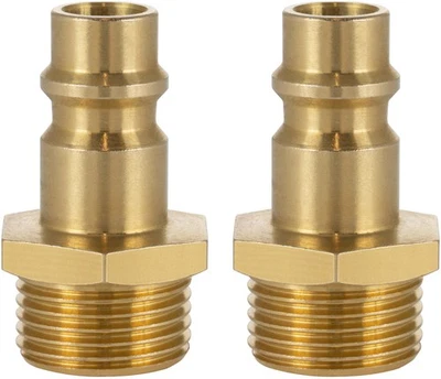Poppstar 2x Embout pour air comprimé NW 7,2 avec filetage mâle 3/8" - Photo 1/4