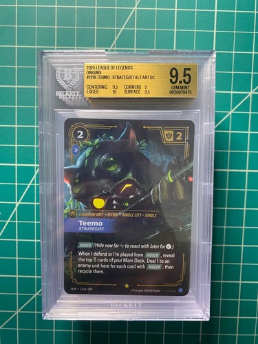Teemo graded BGS 9.5 for sale on eBay