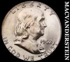 1962 Franklin Half Dollar- Silver- Choice Gem Brilliant Uncirculated #J5596