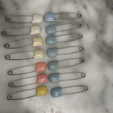 Vintage 14 Diaper Pins Made Hong Kong