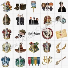 Harry Potter Waterslide Finger Nail Decals Instructions (set of 50) SS