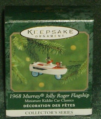 Hallmark Miniature Ornament 2000 1968 Murray Jolly Roger Flagship 6th in Series