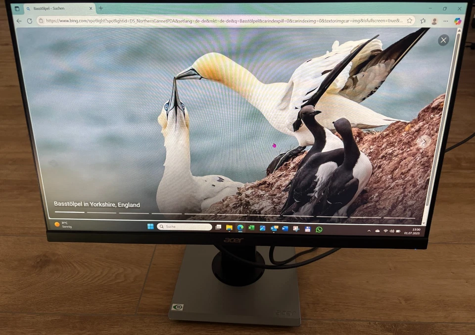 Acer B247Y 23,8" Monitor 1920 x 1080 Full HD schwarz - Bild 3 von 4