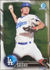 2016 Bowman Chrome - Prospects Baseball Josh Sborz #BCP209 NM
