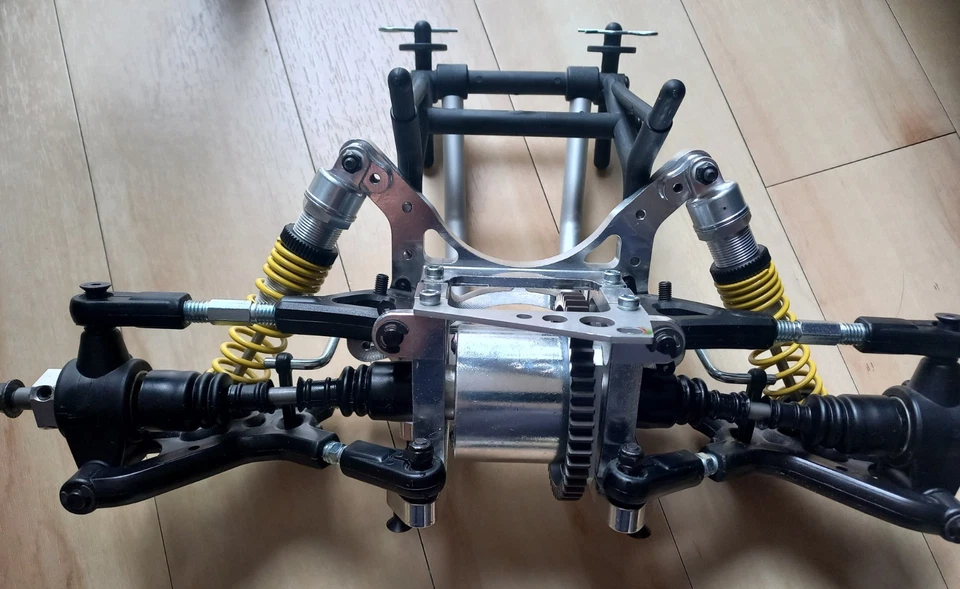 FG HT 1:5 2WD Sportsline Hinterache Alu Differenzial Tuning - Bild 4 von 4