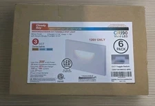 CLOUDY BAY 3 Color 120V Dimmable LED Indoor Outdoor Step Light 3k/4k/5k 6 Pack