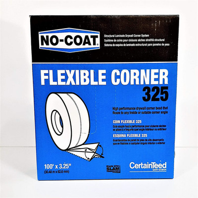 Grabber 318111 Flexible No Coat Drywall Corner Tape 100 L X 3-1/4 W