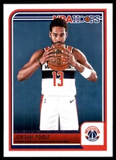 Jordan Poole 2023-24 Hoops #137 Wizards NBA READ FREE SHIPPING AutographDen