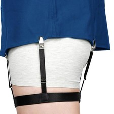 1 para koszul męskich Stays Belt z antypoślizgowymi klipsami blokującymi Keep Shirt Tucked