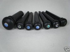 6 pcs Acoustic Guitar Ebony Bridge Pin & 1pcs...