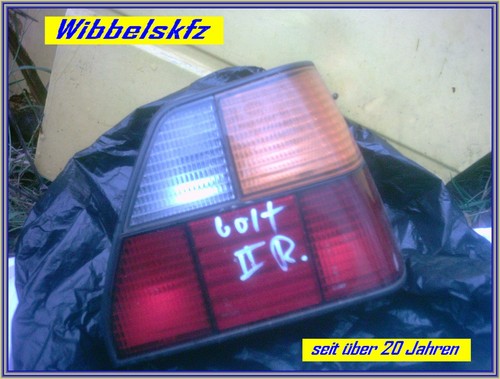 VW Golf 2,      Rücklicht, Rückleuchte, Heckleuchte, rechts. Beifahrerseite.