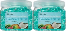 Clear Air Odor Eliminator Gel Beads - Hawaiian Breeze Scent - 12 Ounce - 2 Pack