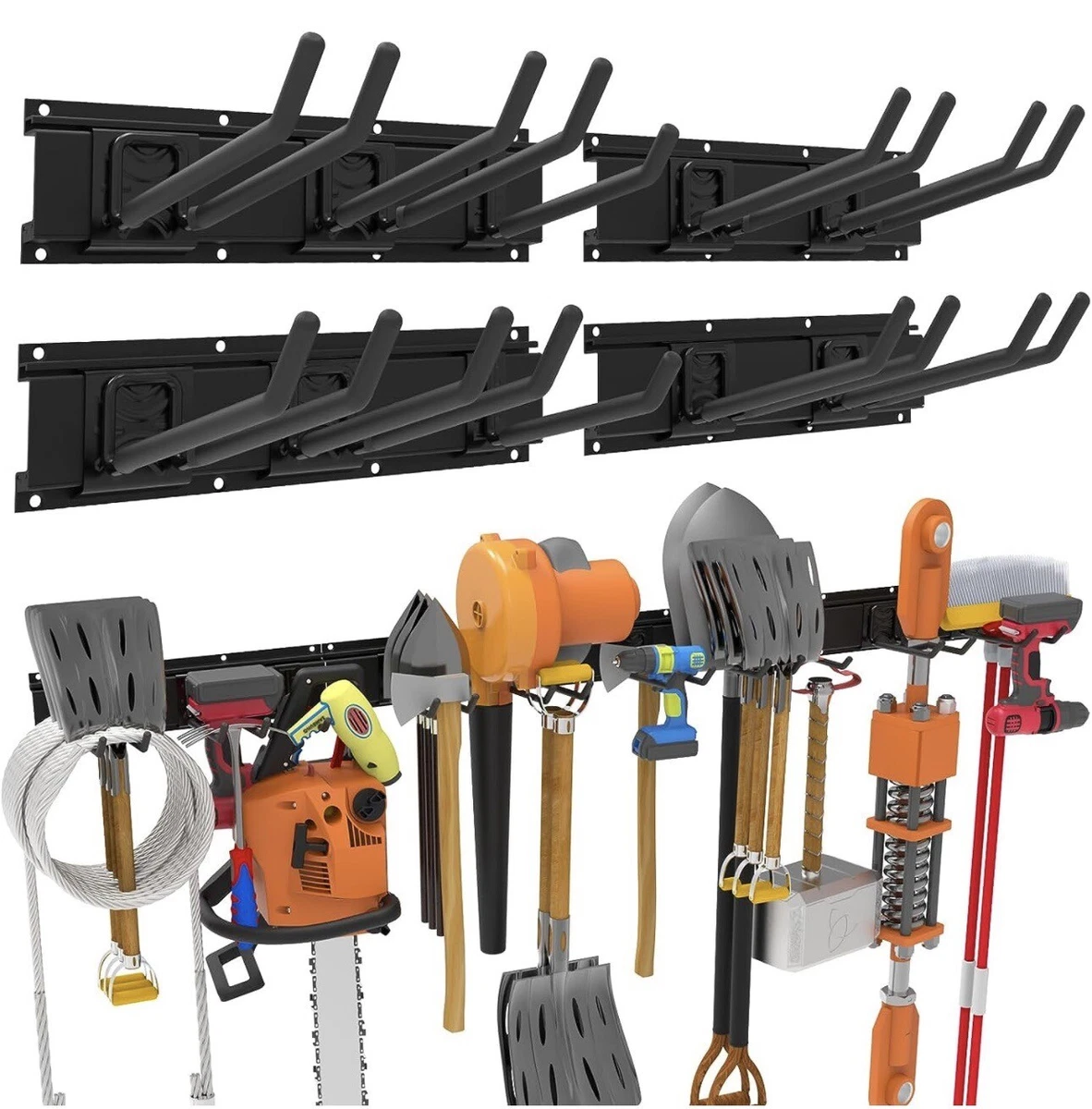 garage tool organizer wall mount Tool Rack Hangers, 10 Steel