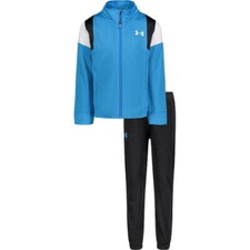 Under Armour Colorblocked Jacket  Pants Set, Boy's, Size:4, Brt Blue