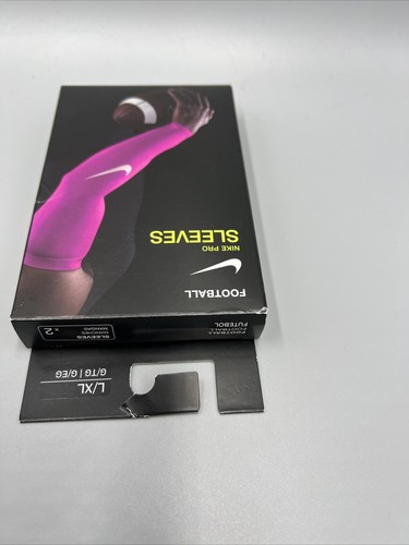 Maniche a compressione Nike Pro Football (2) con tecnologia DRI-FIT, rosa. Taglia L/XL - Foto 5 di 6