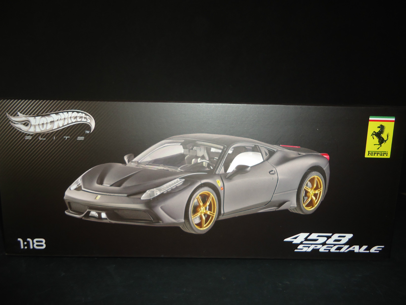 1 Schwarz Matt Speciale 458 Elite Wheels Hot Ferrari