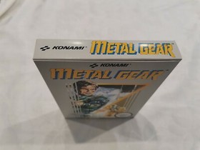 NES METAL GEAR PAL B BOX ONLY NO GAME NO MANUAL FOR DISPLAY ONLY