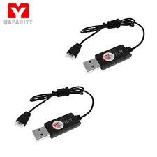 2PC 3.7V USB Battery Charger for Syma X5SW X5C -1 X5C X5 X3 F4 X4 X2 /Hubsan X4
