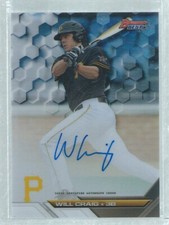 WILL CRAIG 2016 BOWMAN'S BEST ON CARD AUTO REFRACTOR PROSPECT