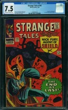STRANGE TALES 146 CGC 7.5 OWW PAGES MARVEL ETERNITY  STEVE DITKO SHIELD B1
