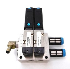 Festo PRMY-5-1/8-2 34334 Battery Block with 2 Solenoid Valves MYH-5/2-2.3-L LED