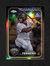 2024 Topps Pro Debut - Chrome Enmanuel Terrero #PDC-12 (RC) Pirates