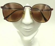 Vintage Guess GU255 Black Red Metal Round Sunglasses Japan FRAMES ONLY