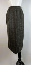 VTG. 90s NUOVA STELLA Tokyo high waisted Midi Wool blend skirt Fits XS 23" W