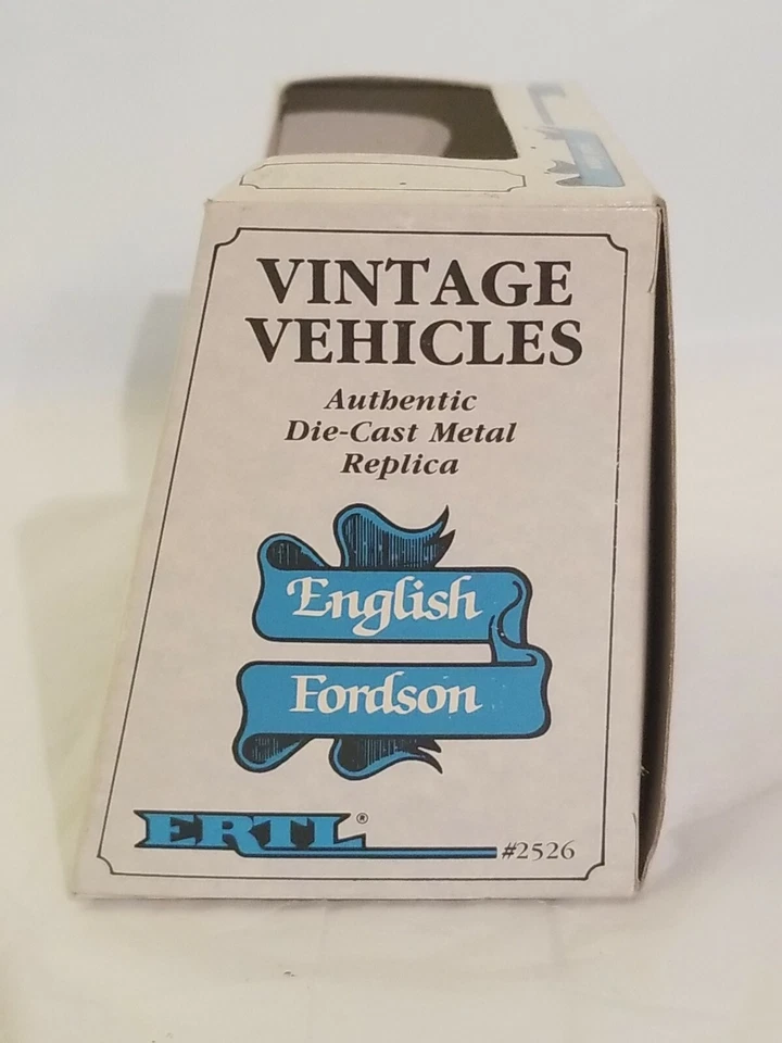 Vintage ERTL Vintage Vehicles English Fordson Tractor 1/43 Scale NIB - Image 3 of 4