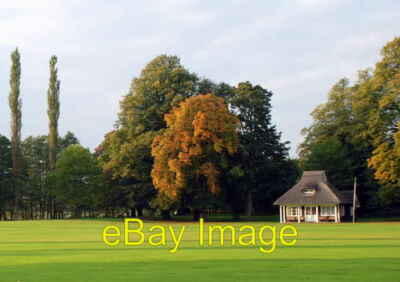 Foto 6x4 Der Cricketplatz in Chatsworth Park Dunsa Der frühe Abend s c2007
