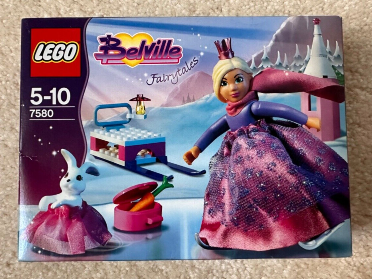 Vintage 2007 Lego Belville set 7580 - The Skating Princess; New In 
