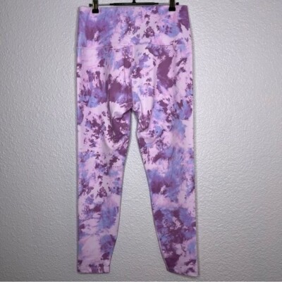 Beyond Yoga High Waisted Midi Legging Orchid Haze Cosmic Dye Size XL