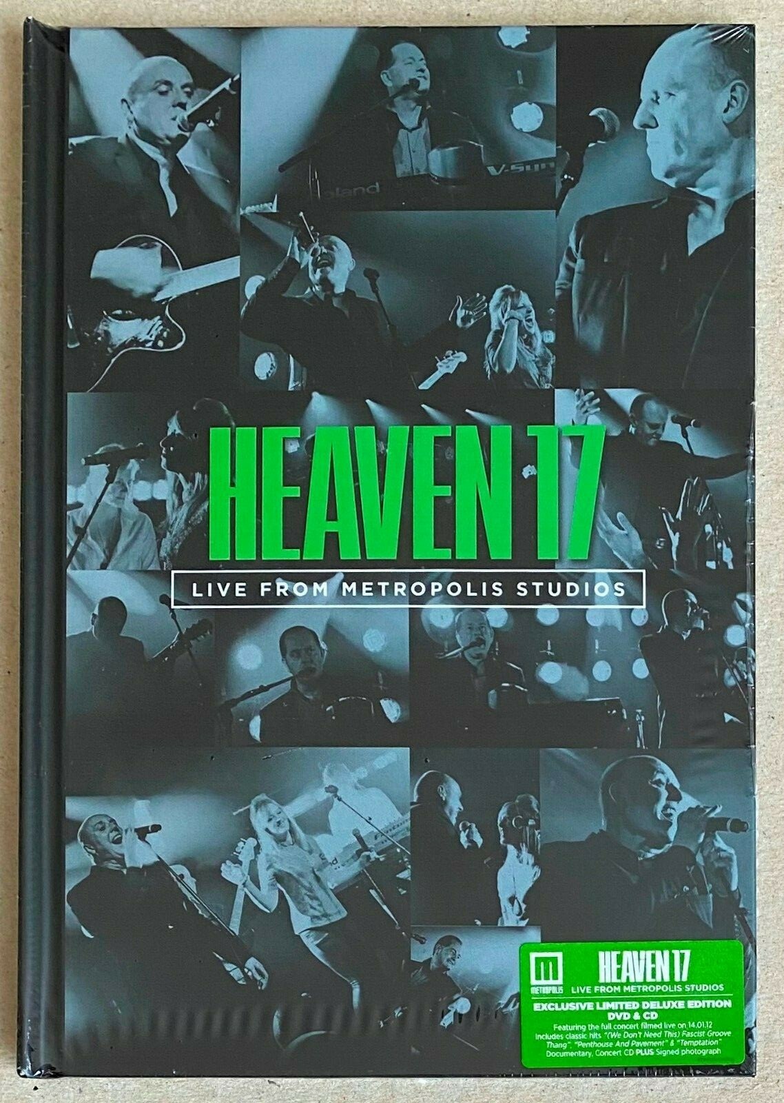 HEAVEN 17 * LIVE FROM METROPOLIS STUDIOS * SIGNED LTD DELUXE DVD/CD * 500 ONLY!
