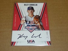 2019 Panini USA STARS STRIPES RILEY CORNELIO AUTOGRAPH/AUTO /499 B6573