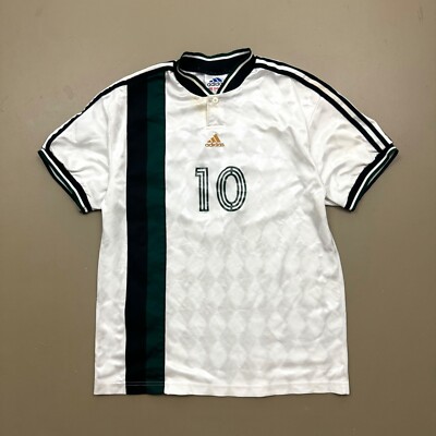 old adidas パルメイラス サッカーユニフォーム M 10番　90s前半 VTG 90s Adidas Blank Argyle Soccer Jersey #10 Sportswear Football