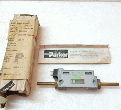 PARKER ELECTOR INDICATOR LINE MOUNTING 2045012001 P=1.2 BAR P=18PSID NEW