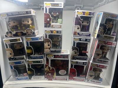 Funko Pop Lot, Video Games, Star Wars, Anime , Comic Book, Power Rangers