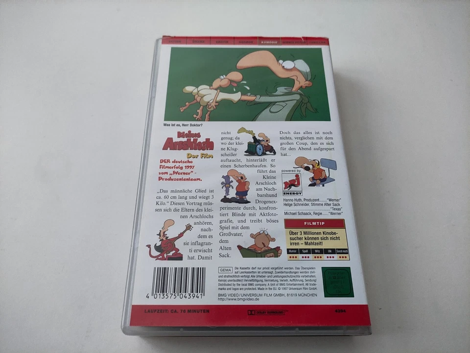 Kleines Arschloch - Der Film - Walter Moers - VHS - Bild 2 von 3