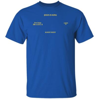 Men's Kanye West Jesus Is King Album 2019 T-Shirt Blue - Unisex S