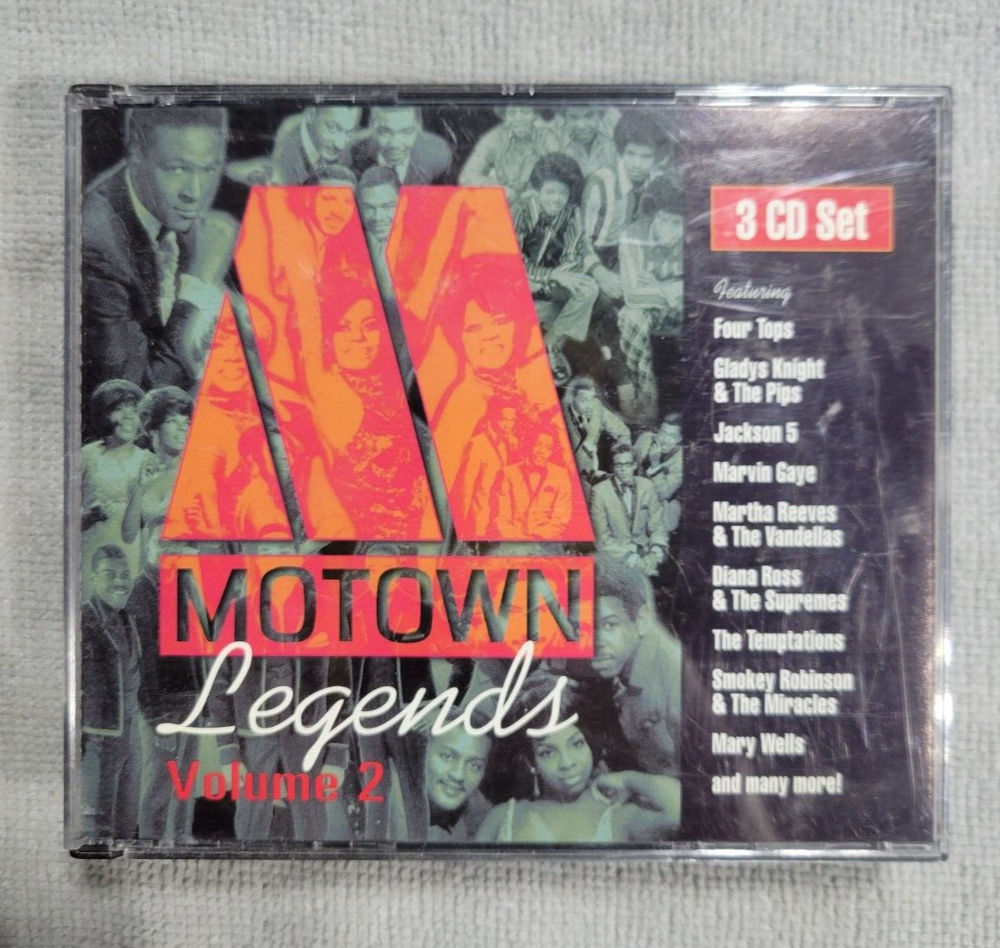 Classic Motown Legends Vol 2 CD Box Set – 3 Disc Collection