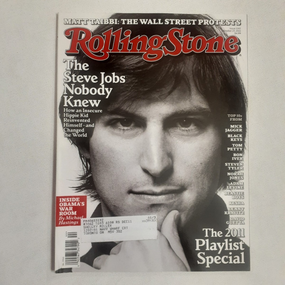 Rolling Stone Steve Jobs Lou Reed Tom Petty Mick Jagger Black Keys Coldplay  F | eBay