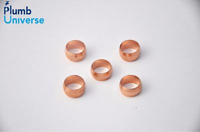 Kompressionsring 10 mm Kupfer Olive/ (Menge 5)
