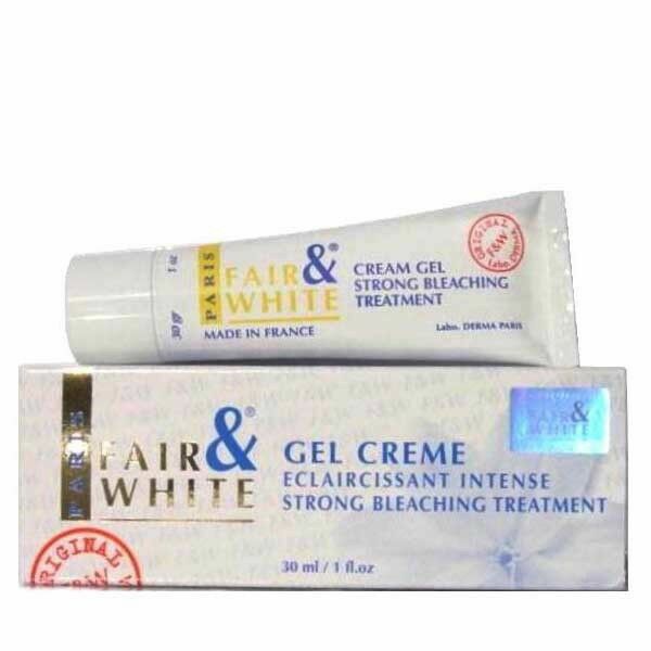 Fair and White Intense Strong Bleaching Whitening GEL Cream 1oz for