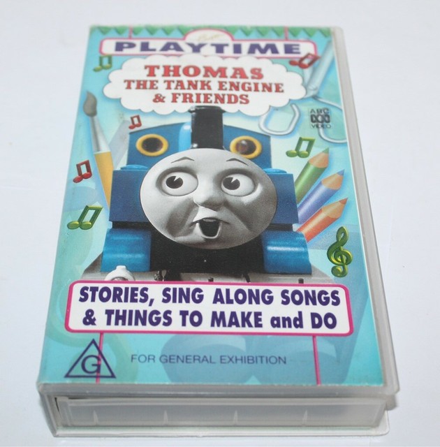 Thomas The Tank Engine & Friends Playtime Stories Sing Along Songs VHS